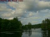 Breaking Clouds Over Upper Massapoag Pond, Groton, Mass.