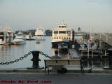 Contemplating the Sunset Waterfront, Boston Harbor