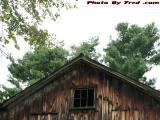 Barn Window Against Cloudy Skies, Wellsville, New York