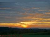 Last Summer Sunset in the Southern Tier, Friendship, NY