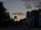 Early Autumn Sunset, Brookings Street, Medford, Mass.