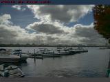 Upriver Panorama With Dramatic Sky at Cambridge Yacht Club