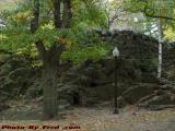Powderhouse Park in Damp Fall Weather, Somerville, Mass.