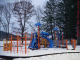 No Play Today, Island Park Playground in Snow, Wellsville
