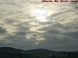 Mostly Cloudy Perspective Over Wellsville, New York