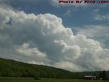 Billowing Afternoon Clouds, Elm Valley, New York
