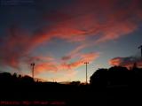 Sunset's Remains Over Tillar Field, Wellsville, New York