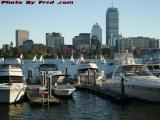 A Boat Load of Boats and the Back Bay, Charles River