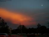 Relief From Rain, Eastern Sky Sunset Clouds and Moon
