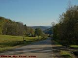 Downhill Toward Town, Wellsville, New York