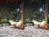 Outdoor Seating Garden, Plantation (cross eye stereo)