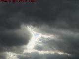 A Hole in the Storm, Cloudscape Over Wellsville, New York