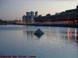 Pyramid Floating in Fort Point Channel, from Summer Street