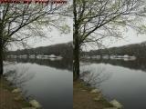 Charles River Perspective, Watertown (cross eye stereo)