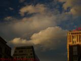 Cloud Study Over Boylston Street, Boston, Massachusetts