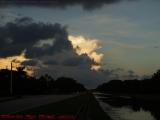 Dramatic Sunset Cloud Lighting, Broward Blvd., Plantation