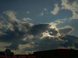 Intensely Backlit Cloudscape, Everett, Massachusetts