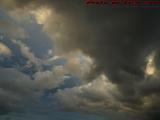 Backlit Clouds With Polarized Sky, Sunrise, Florida
