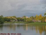 Edge Lit Clubhouse Perspective Under Clouds, Plantation