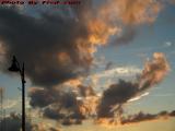 Dark Street Lamp and Sunset Clouds, Assembly Square