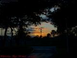 Sunset Perspective With Street Lamp, Plantation, Florida