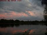 Sunset Reflected on Plantation Pointe's Lake