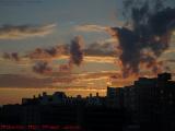 Cloud Creatures in Sunset Sky, from Mass Ave and Boylston