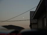 The Moon, Framed (by Wires), Wellsville, New York