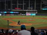 Outbound Ball, Marlins Winning Over Reds, Miami