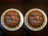 Commissioned Cake, US Marine Birthday (cross eye stereo)