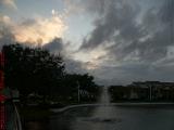 Post-Sundown Fountain Cloudscape Perspective, Plantation