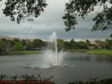 Fountain Catching All of a Cloudy Day's Light, Plantation
