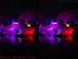 Inverary Waterfall at Night (cross eye stereo)