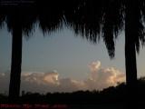 Edge Lit Cloudscape with Jet, Plantation, Florida