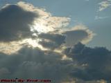 Sunbeams Blasting Through Defiant Clouds, Everett, Mass.