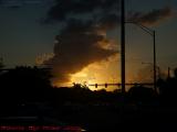 Sunset's Cauldron Through a Sunrise, Florida Intersection