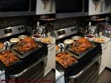Thanksgiving Dinner - For One? (cross eye stereo)