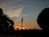 Interrupted Jet Streak Over Sunset, Plantation, Florida