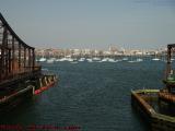Sleeping Sailboats in the Harbor, Boston, Massachusetts