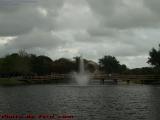Fountain and Lake Under Stormy Skies, St. Tropez Apts.